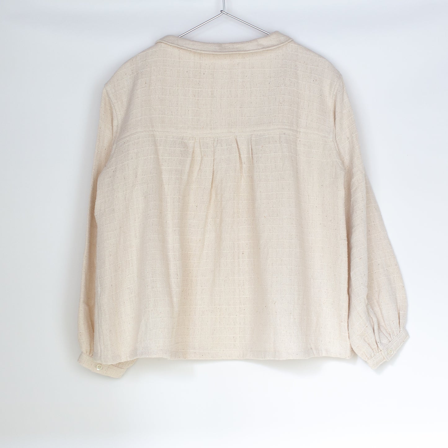 lana blouse / 生成り(線模様)