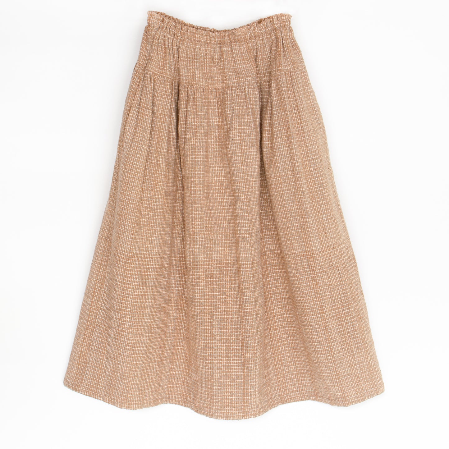 2 colors gather skirt