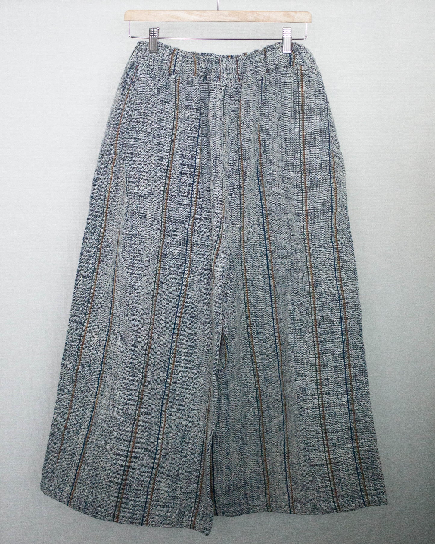 ［unisex］duu pants 藍の彩りストライプ