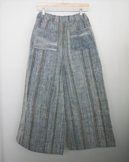 ［unisex］duu pants 藍の彩りストライプ