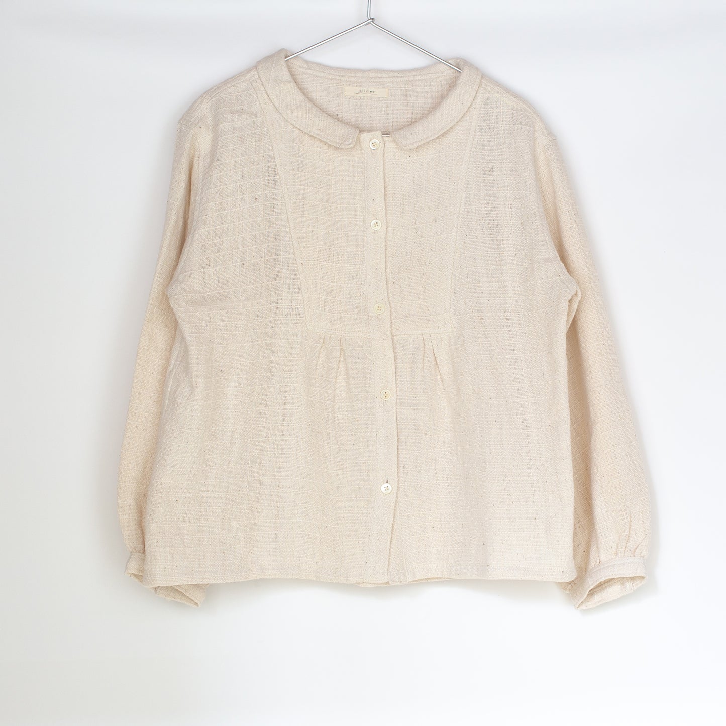 lana blouse / 生成り（線模様）