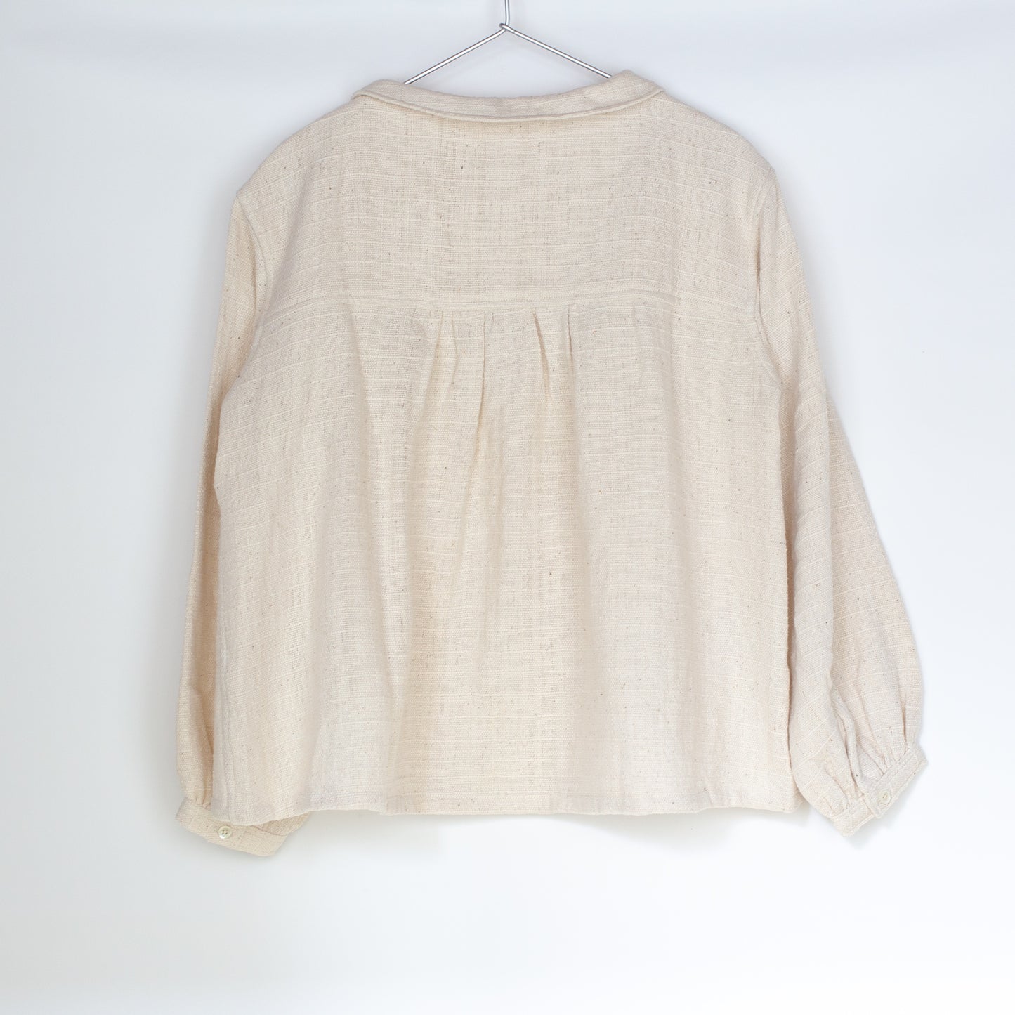 lana blouse / 生成り（線模様）