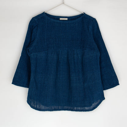 namu tops / long sleeve / indigo dyeing