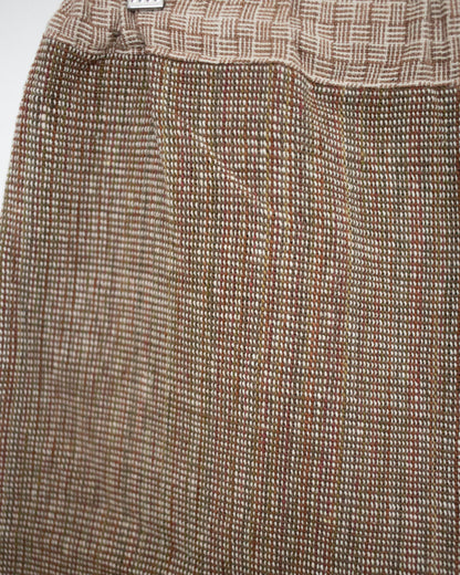 ［unisex］senn tampan pants 茶色のグラデーション織り