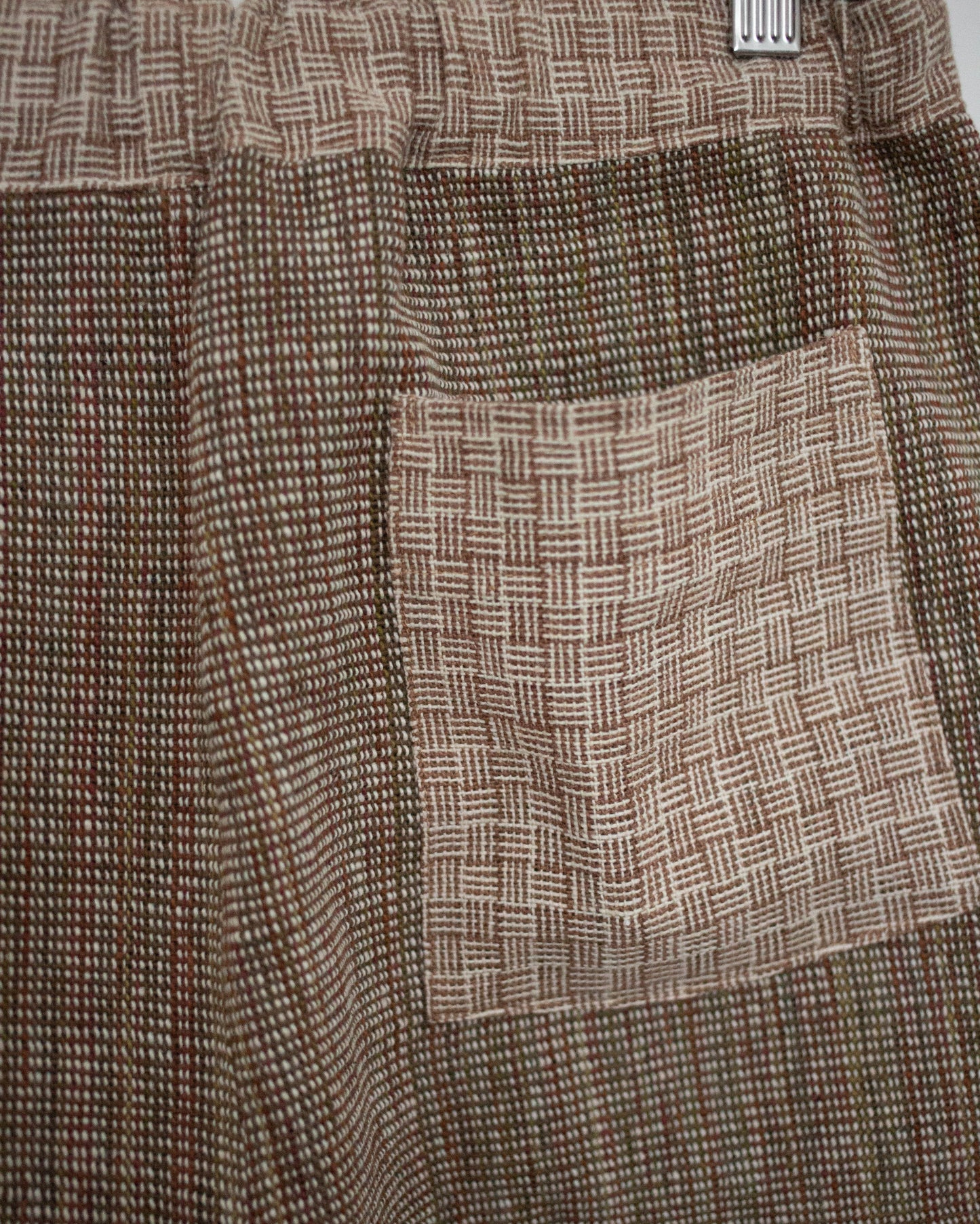 ［unisex］senn tampan pants 茶色のグラデーション織り